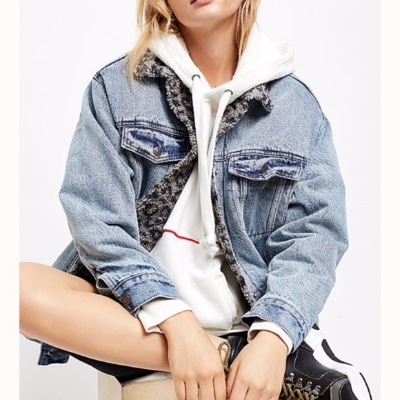 Free People Wild Ones Sherpa Trucker Jacket - Picture 3 of 6